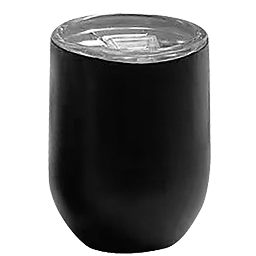 Ποτήρι Θερμός Κοντό Πλατύ 360ml Homie 1002174 Μαύρο 80-2154-BLC
