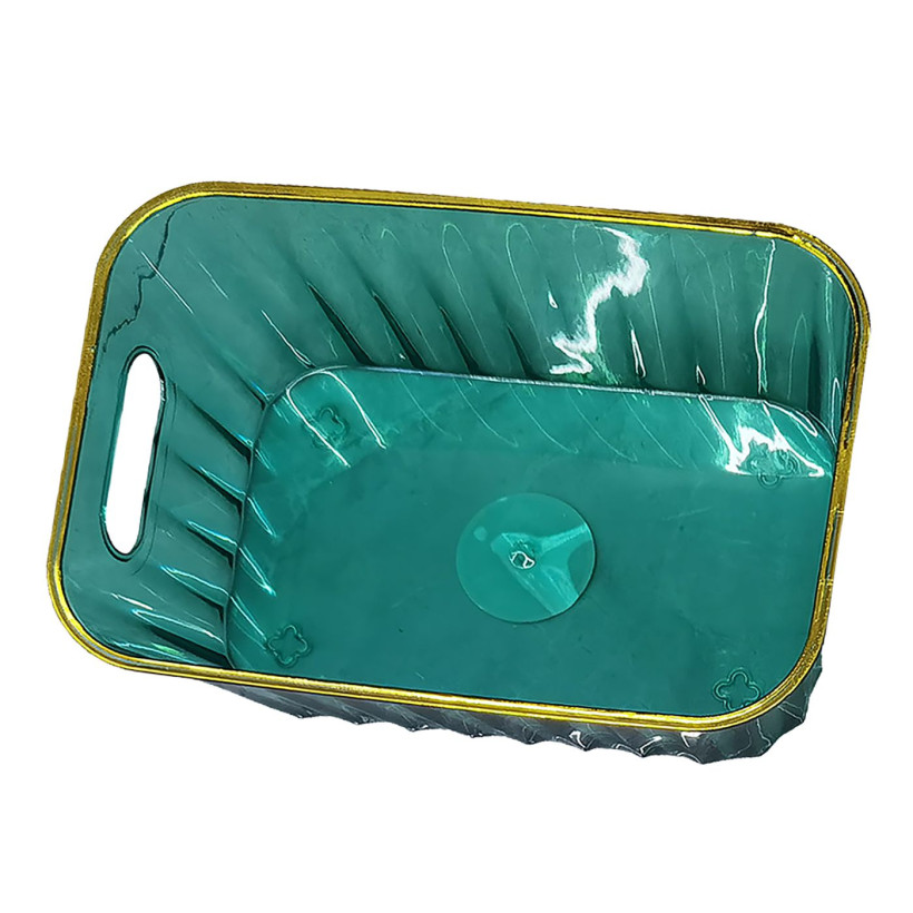 Καλάθι Αποθήκευσης Διάφανο Μονόχρωμο 20x14x9cm Homie 1011147 81-1127