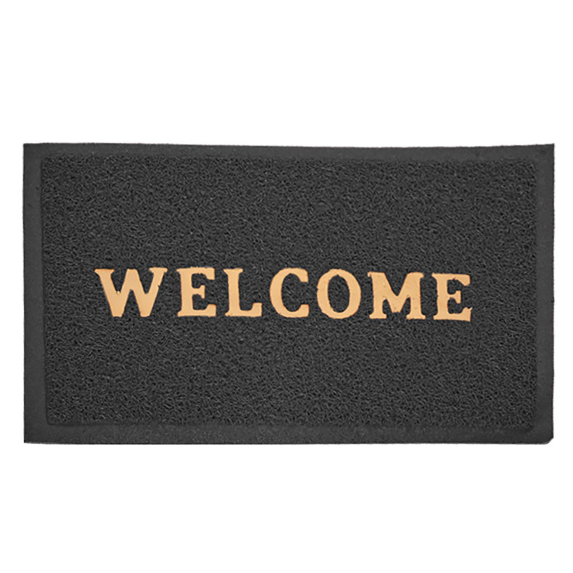 Πατάκι Χαλάκι Welcome 57x37cm Homie 101318 ΜΑΥΡΟ 81-298-BLC