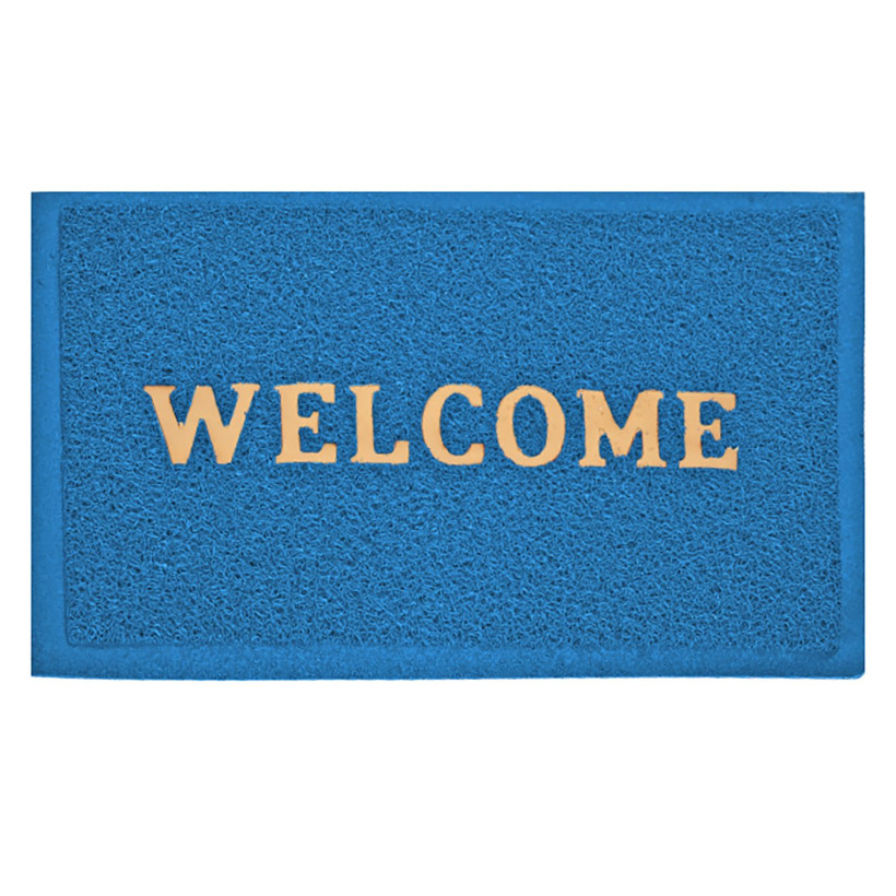 Πατάκι Χαλάκι Welcome 57x37cm Homie 101318 ΜΠΛΕ 81-298-BLU