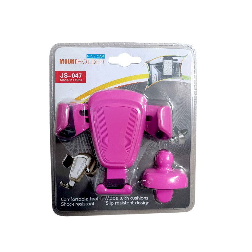 Βάση στήριξης smartphone αυτοκινήτου - JS-047 - 812716 - Pink