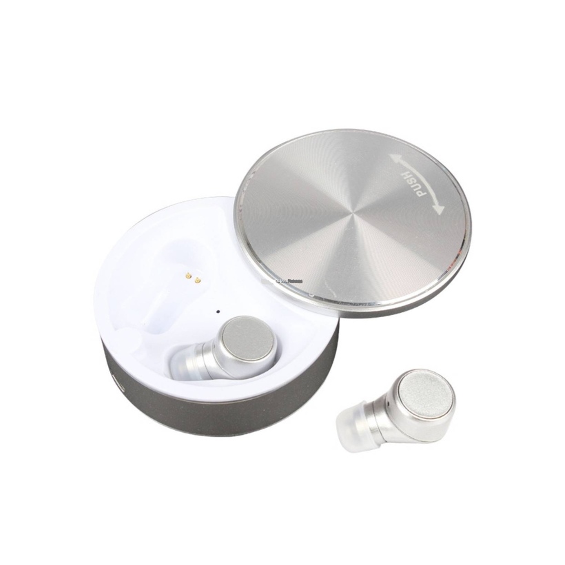 Ασύρματα ακουστικά με θήκη φόρτισης - TWS - M7 - White - 881209