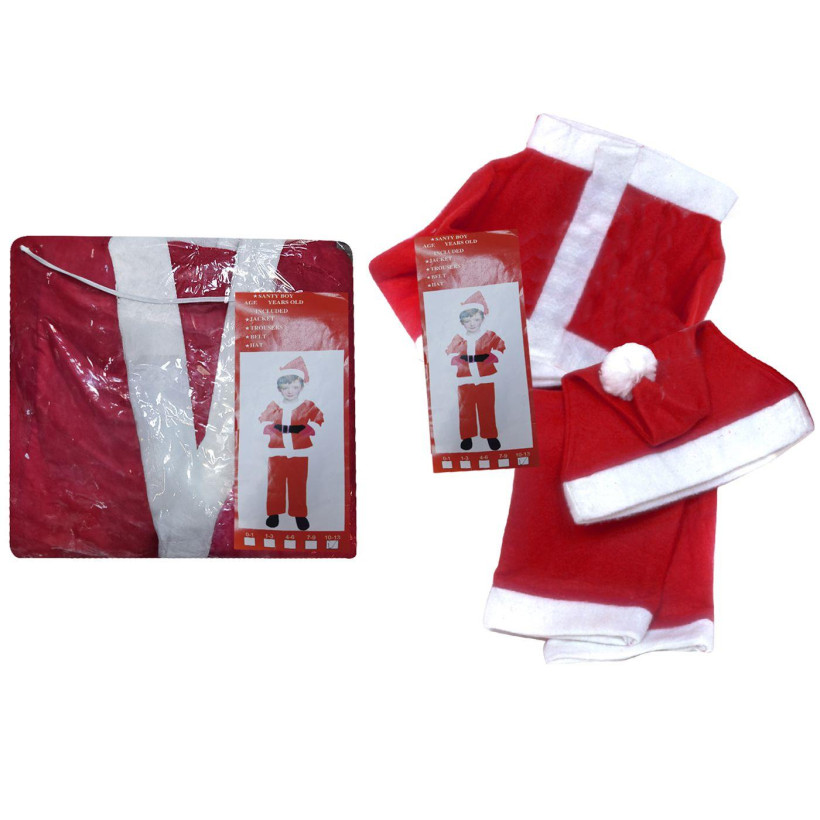 Στολή Άγιος Βασίλης Παιδική No7-9 Ετών Υ:125cm Xmasfest 1131539 93-1519