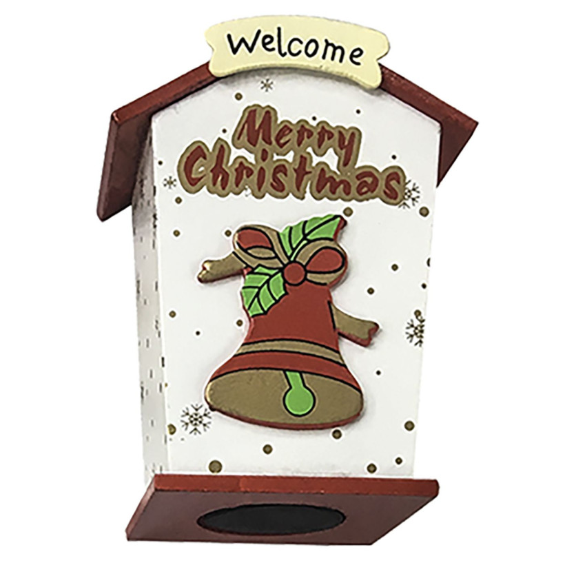 Κουμπαράς Ξύλινος Σπίτι 11,5x9x6cm Xmasfest 1131594 93-1574
