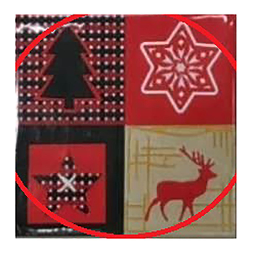 Χαρτοπετσέτες Xmas πακ=20τεμ 33x33cm Xmasfest 1131779 93-1759