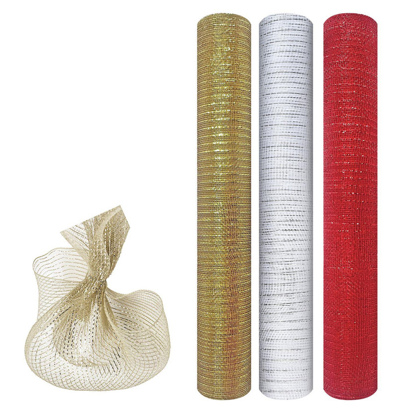 Διχτυωτό Ύφασμα Χριστουγέννων σε Ρολό 3m x 50cm Xmasfest 1132246 93-2226