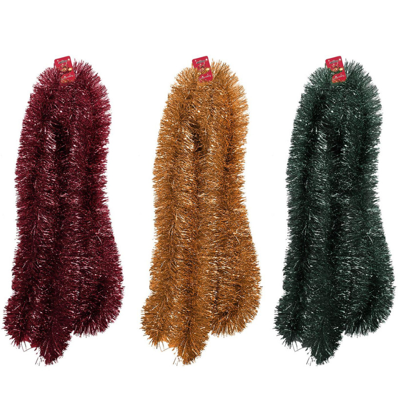 Γιρλάντα παλ Απόχρωση Tinsel ø:11cm Υ:2m Xmasfest 1132682 - 12 ΤΕΜ 93-2662