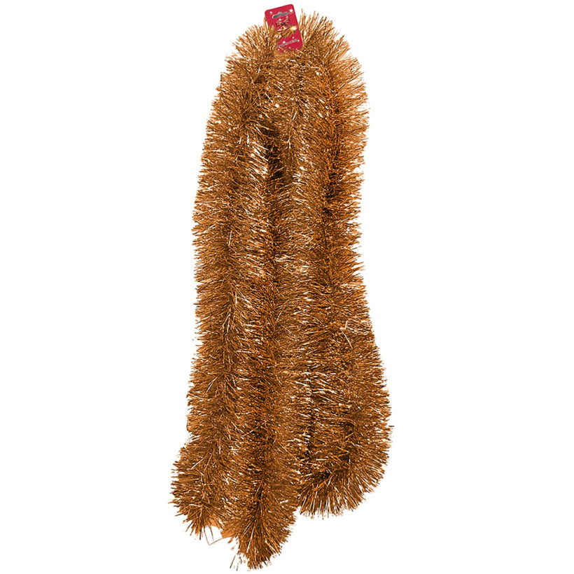 Γιρλάντα παλ Απόχρωση Tinsel ø:11cm Υ:2m Xmasfest 1132682 Μπρονζέ - 12 ΤΕΜ 93-2662-BNZ
