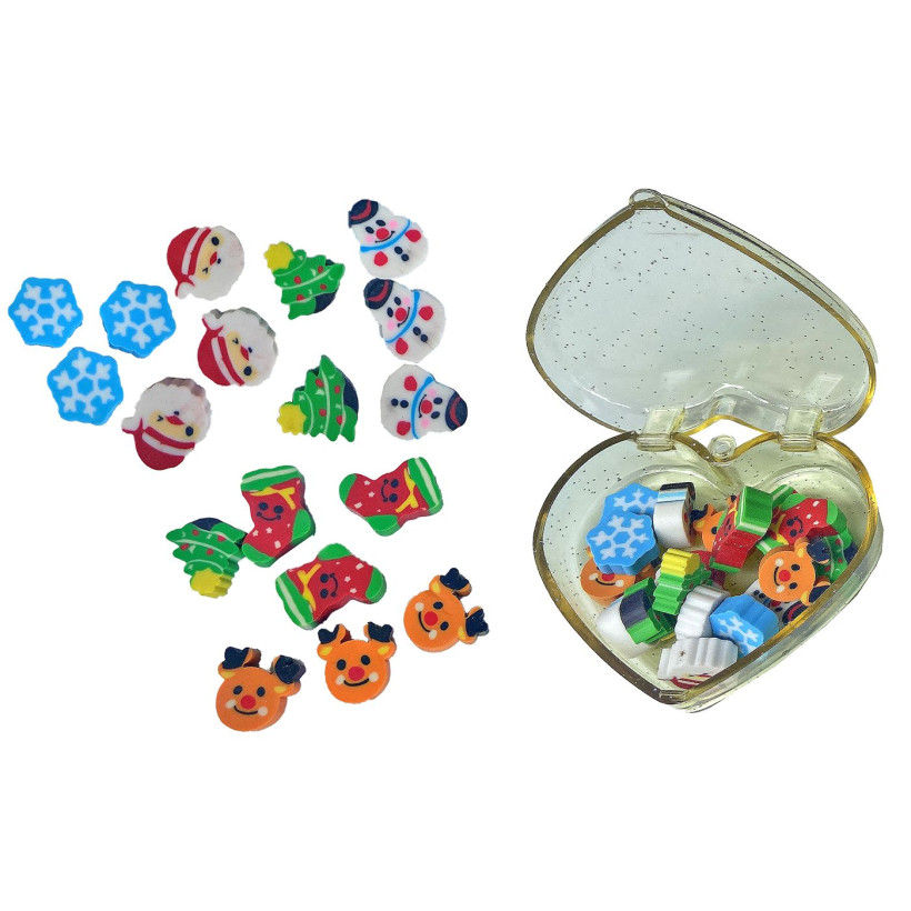 Γομίτσες Xmas Μέσα σε Κουτί ~1,5cm Xmasfest 1132707 - 18 ΤΕΜ 93-2687