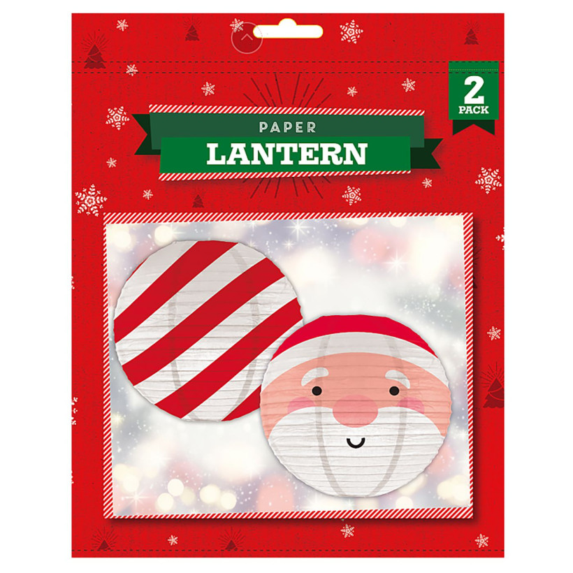 Φαναράκια Άγιος Βασίλης 2τεμ 20cm Xmasfest 1132892 93-2872