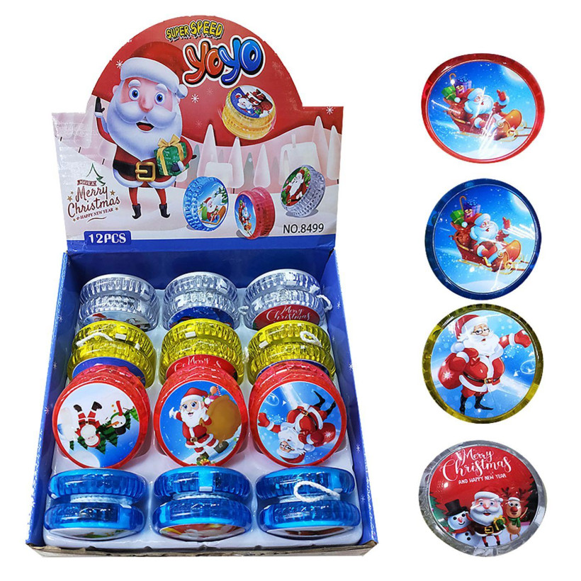 Γιογιό με φως Άγιος Βασίλης ø5,5cm Xmasfest 1132977 - 12 ΤΕΜ 93-2957