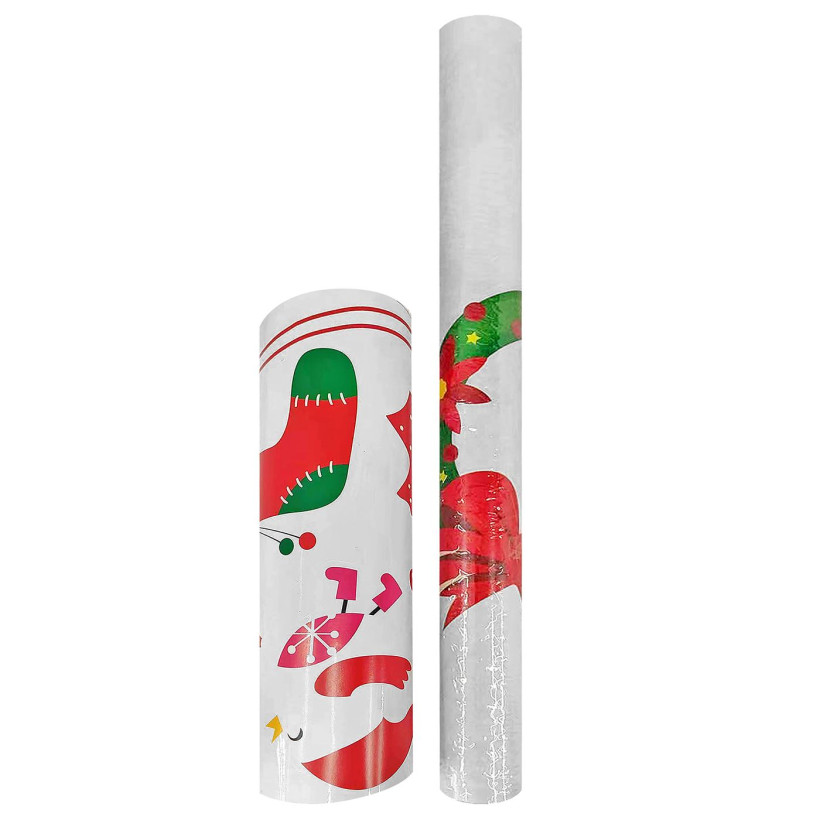 Αυτοκόλλητο Ρολό Βιτρίνας Έγχρωμο 50x35cm Xmasfest 1133178 93-3158