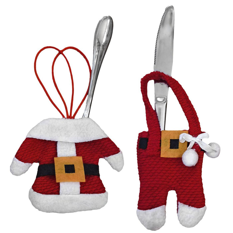 Θήκη Μαχαιροπήρουνων Xmas 10x9cm Xmasfest 1133717 - 12 ΤΕΜ 93-3697