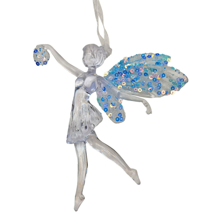 Στολίδι Ακρυλικό Νεράιδα 12x11cm Xmasfest 1133778 93-3758