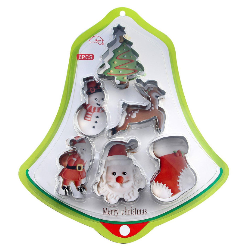 Κουπ πατ σετ=6 τεμ σε Xmas Καμπάνα 28x24cm Xmasfest 1133843 93-3823