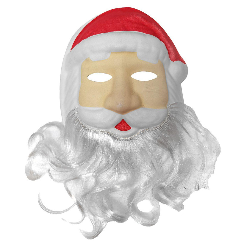 Μάσκα Άγιος Βασίλης με Μούσι  Xmasfest 1133862 - 12 ΤΕΜ 93-3842