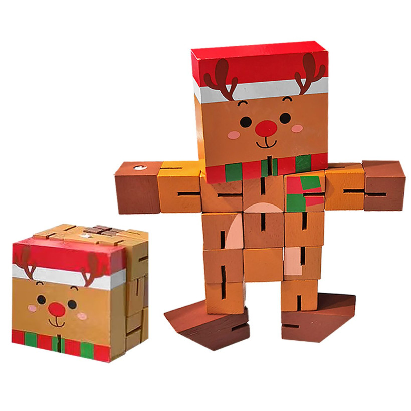 Διακοσμητική Φιγούρα Xmas Τουβλάκια 16x14x2cm Xmasfest 1133999 93-3979