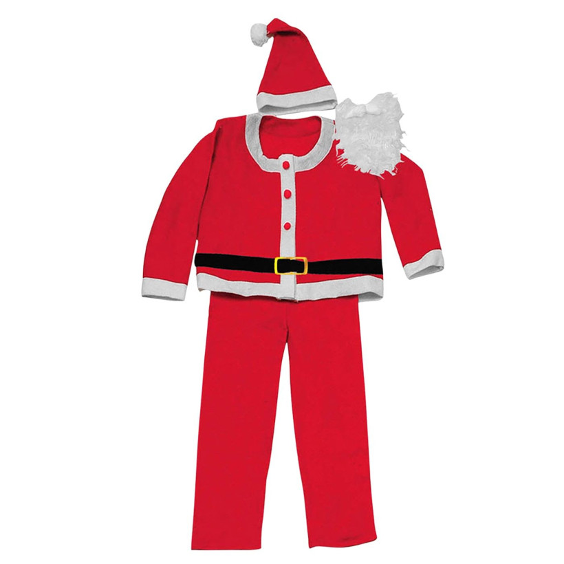 Στολή Άγιος Βασίλης Παιδική no 5-7 Ετών  Xmasfest 1134062 93-4042