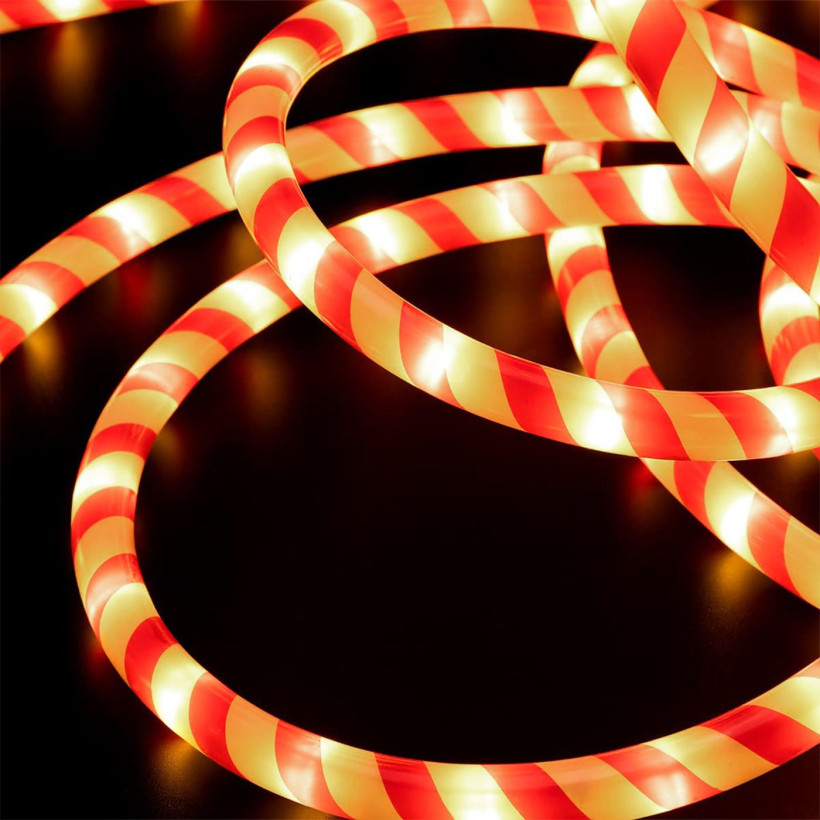 Φωτοσωλήνας 400 LED 20m Candy με Προγράμματα IP44 ø11mm 20m (+3m Extra Καλώδιο) Xmasfest 1134101 93-4081
