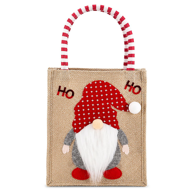 Τσάντα Xmas Λινάτσα 30x19x17cm Xmasfest 1134231 93-4211