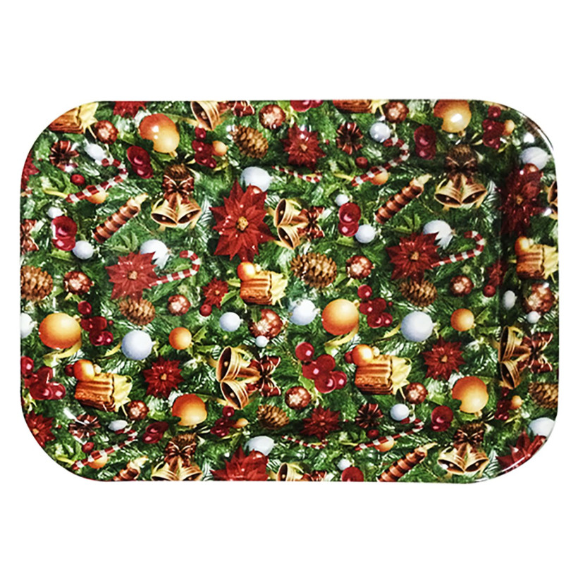 Δισκάκι Χριστουγέννων Ορθογώνιο 33x23,5cm Xmasfest 113699 93-679