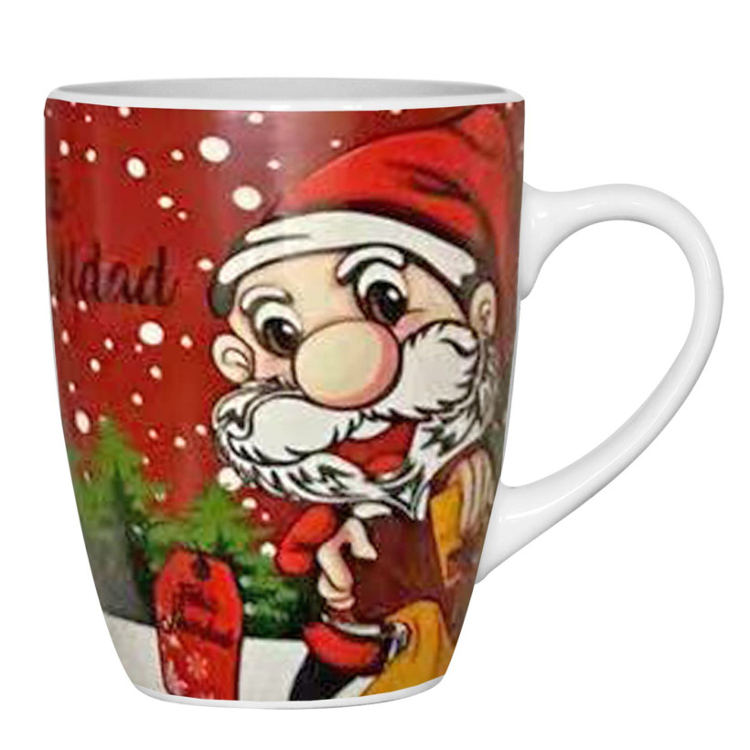Κούπα Χριστουγεννιάτικη 380ml   10x8,2cm Xmasfest 113788 - 12 ΤΕΜ 93-768
