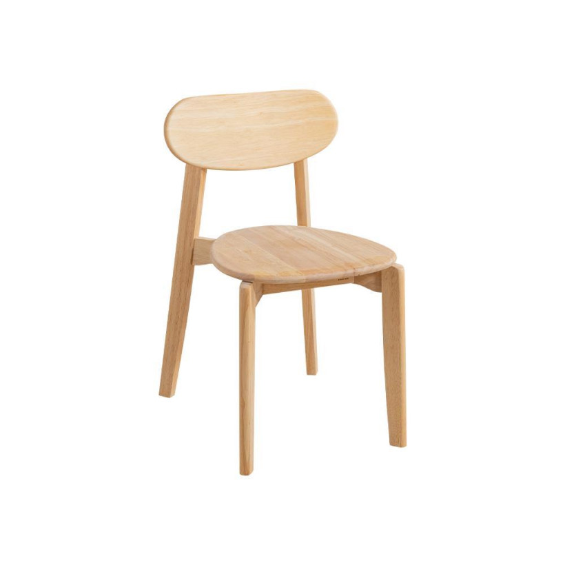 Καρέκλα Nextdeco Natural μασίφ ξύλο Y75,5x44x54εκ.