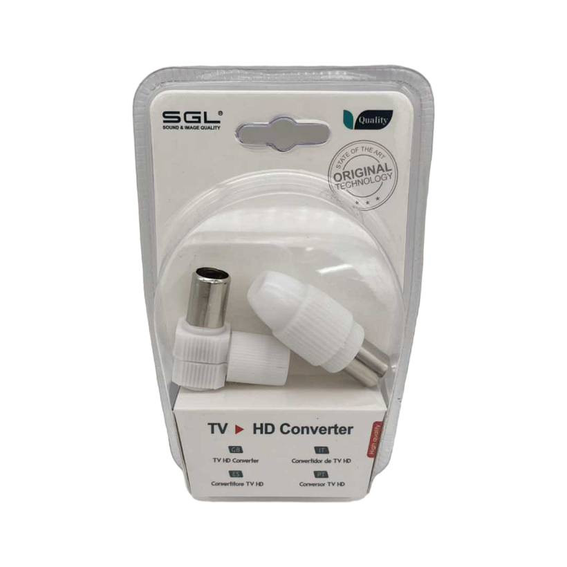 Βυσμα κεραίας TV Coax - 2pcs - 1826-2 - 098715