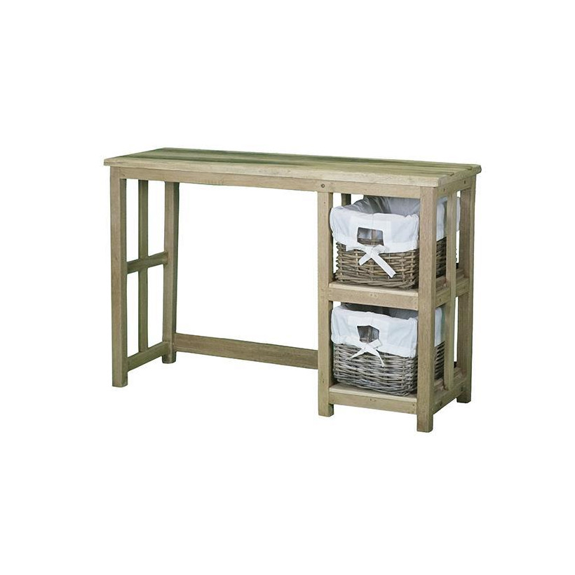 Γραφείο Nextdeco Tribeca ανακυκλωμένο ξύλο teak Υ80x40x120εκ.