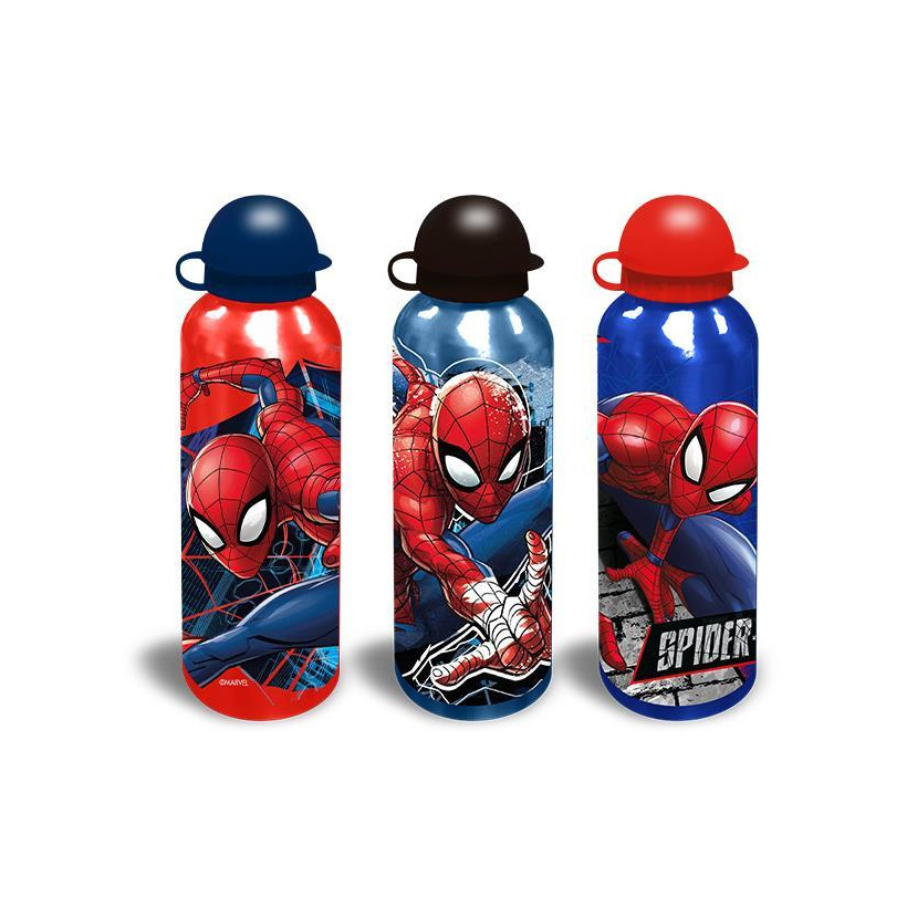 Παγούρι αλουμινίου Spiderman 500ml - 3 ΤΕΜ