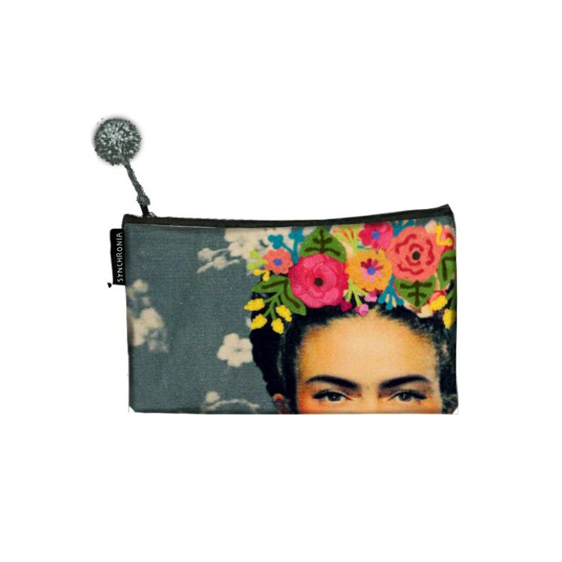 Νεσεσέρ Frida Γκρι 23x13εκ. Κεντημένο βαμβακερό