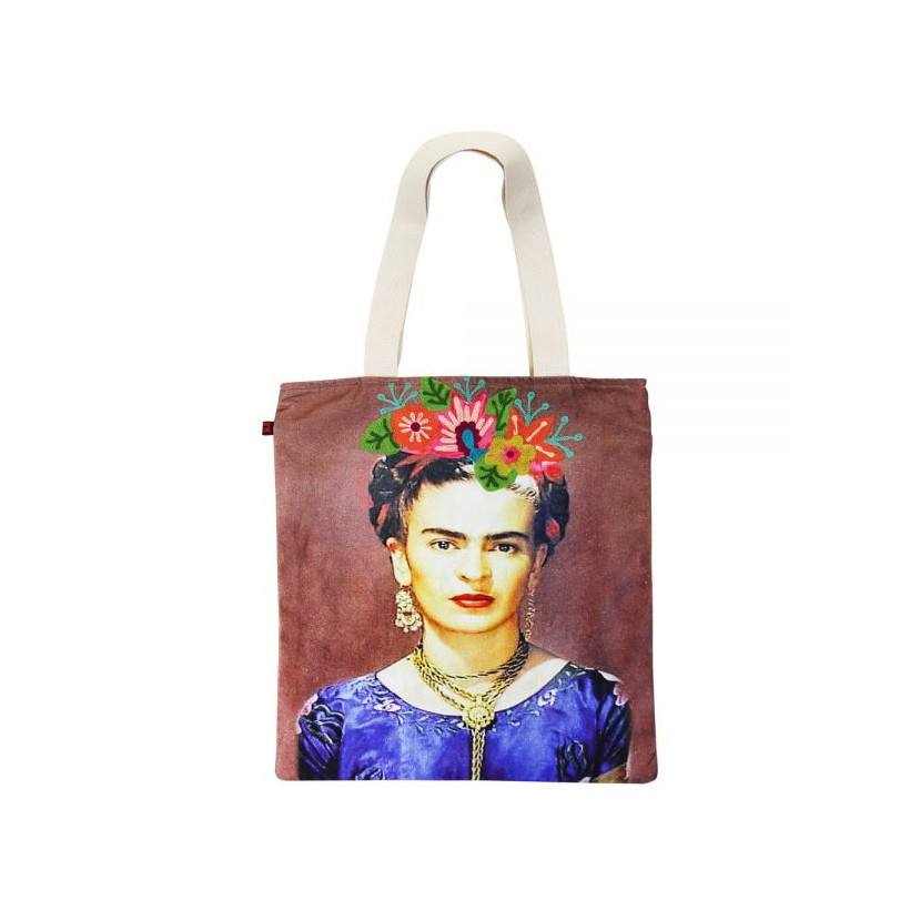Τσάντα Frida Κahlo μπορντώ κεντημένη