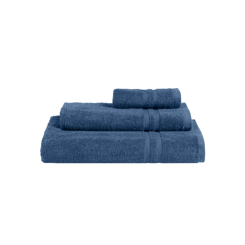Πετσέτα AVELA DENIM BLUE Μπλε Πετσέτα προσώπου: 50 x 90 εκ. MADI