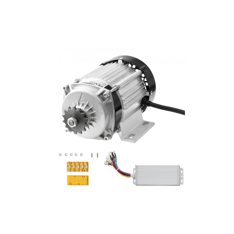 VEVOR Σετ Ηλεκτρικού Κινητήρα Χωρίς Ψήκτρες 750W 48V 2700rpm με Αναβαθμισμένο Ελεγκτή ZLWSDJTJ750WXOI9PV9