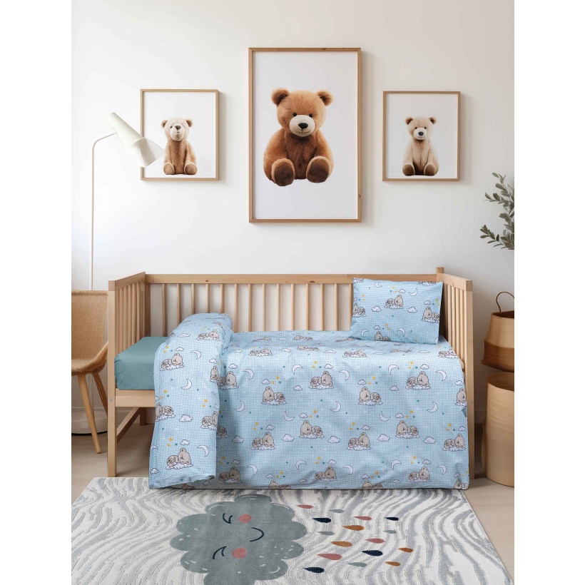 Βρεφικό Σετ Σεντόνια BEARLY MADI