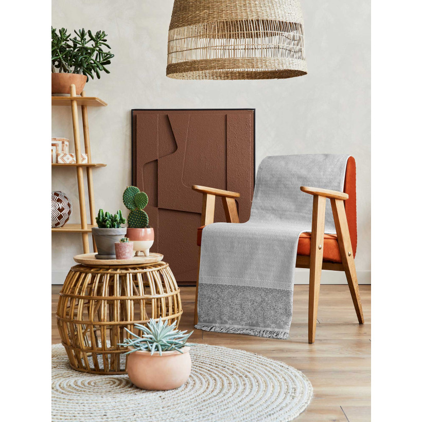 Ριχτάρι BLUMEN GREY Γκρι Ριχτάρι διθέσιου καναπέ: 170 x 250 εκ. MADI