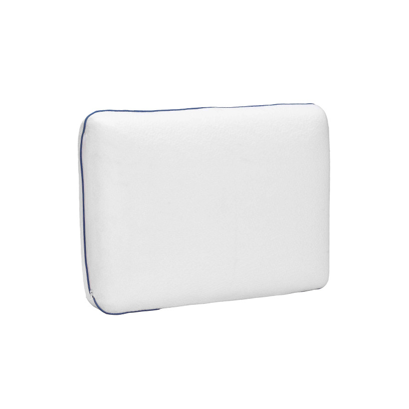 Μαξιλάρι Memory Foam με 1 πλευρά ψυχρή και 1 θερμή COOLREST Λευκό Μαξιλάρι ύπνου: 65 x 45 + 14 εκ. MADI