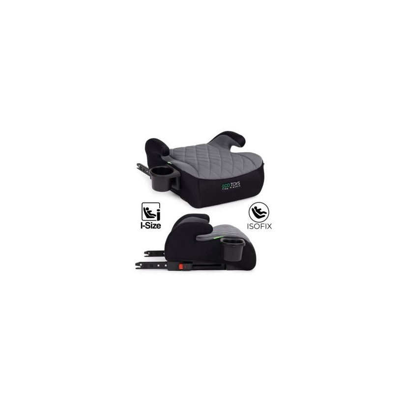 ECOTOYS Κάθισμα αυτοκινήτου ISOFIX για παιδιά i-SIZE, ύψος 125-150 cm, με υποδοχή για ποτήρι ECOTOYS RDCF04-ISO