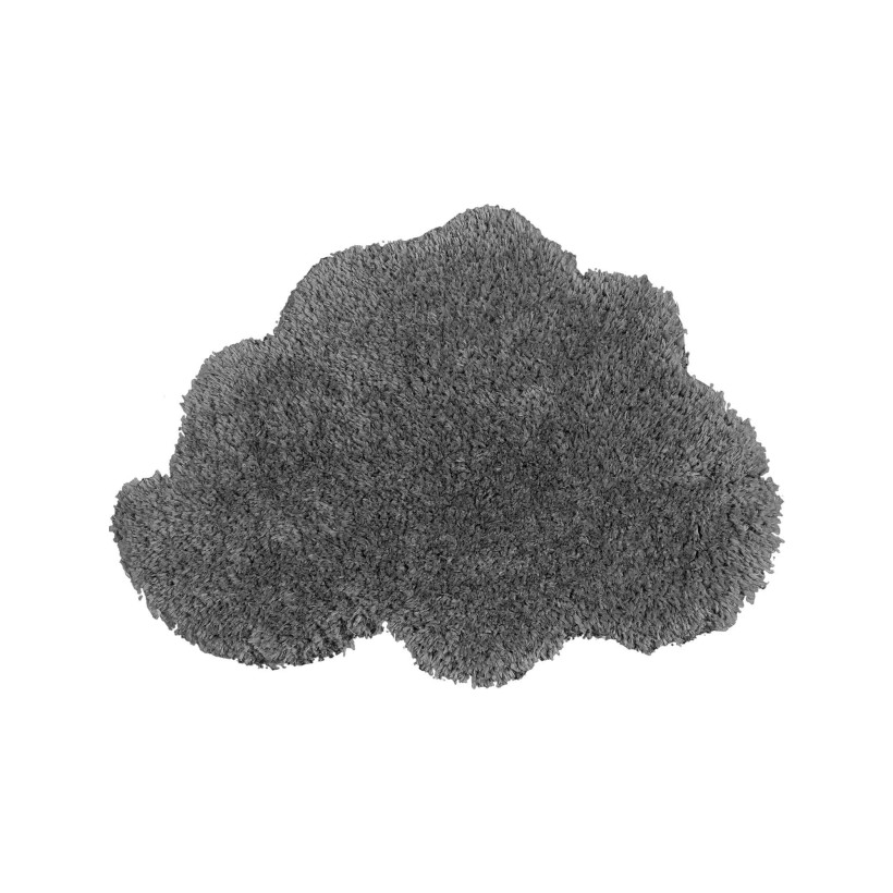 Παιδικό Χαλί DARK GREY SHADE CLOUD Σκούρο Γκρι 100 x 145 εκ. MADI