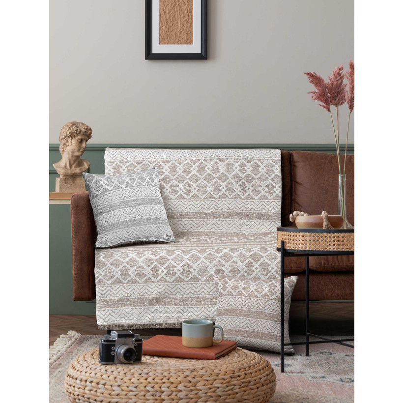 Ριχτάρι ECLECTIC BEIGE Μπεζ Ριχτάρι διθέσιου καναπέ: 170 x 250 εκ. MADI