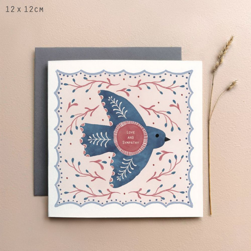 Κάρτα Folk art-Love & sympathy