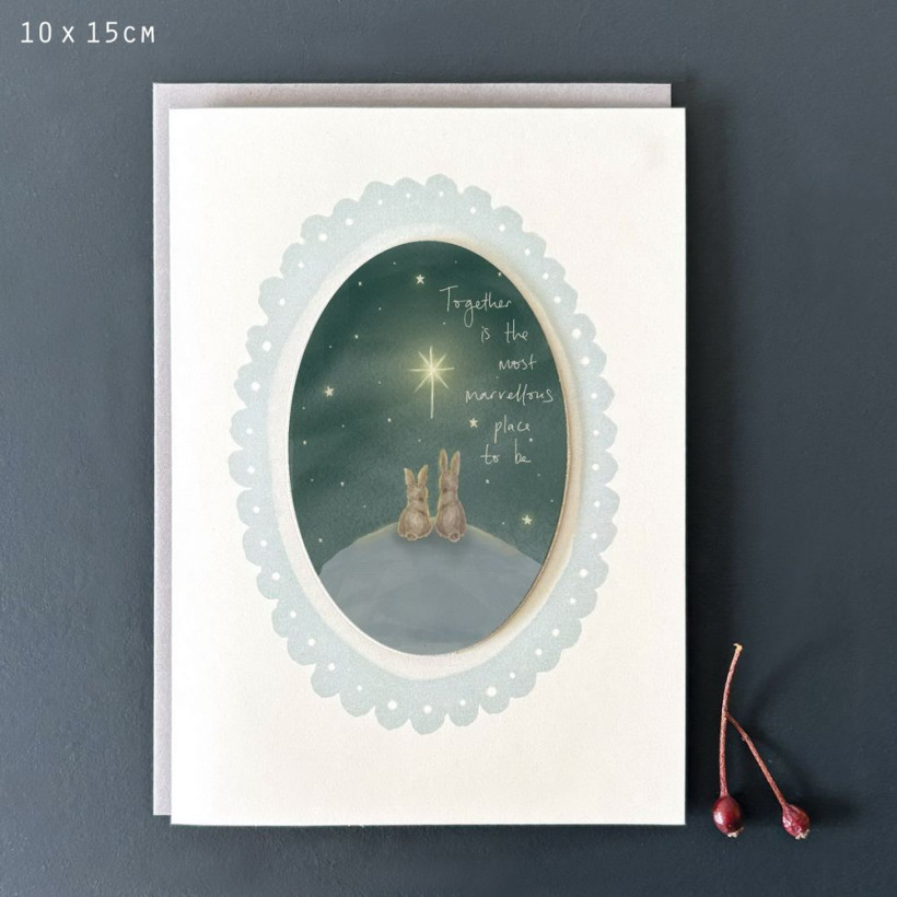 Κάρτα Starry night-Together is the most 16,5x12 εκ.