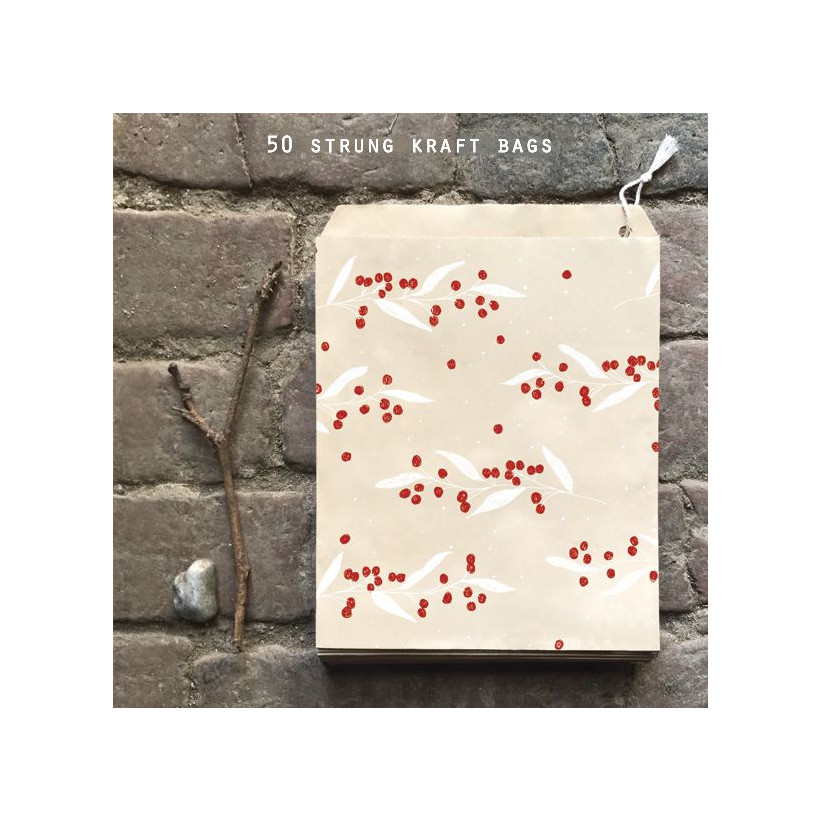 Σακουλάκια κραφτ 50 - Berry branches