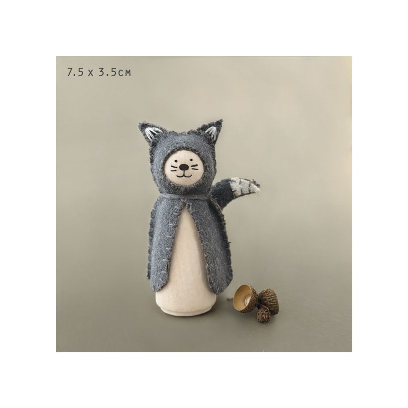 Ζωάκι woodland - Γάτα 7,5x3εκ.