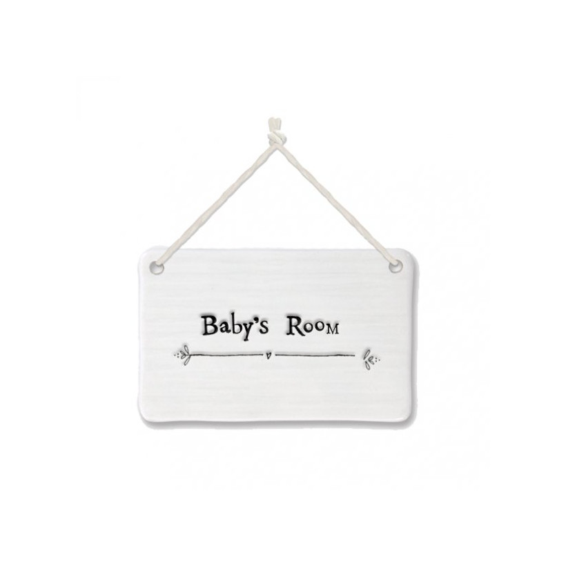 Πορσελάνινη επιγραφή - Baby's room