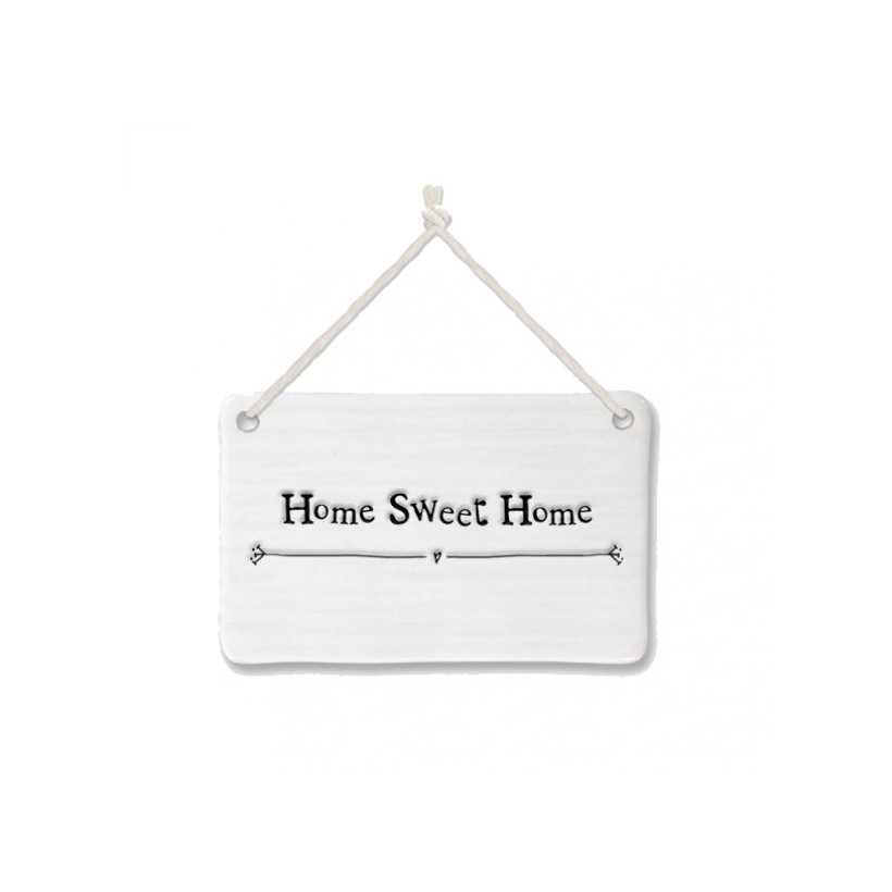 Πορσελάνινη επιγραφή - Home sweet home