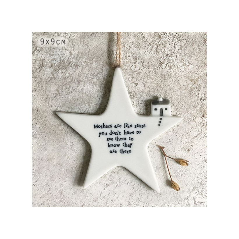 Πορσελάνινο αστέρι 9εκ-Mothers like stars