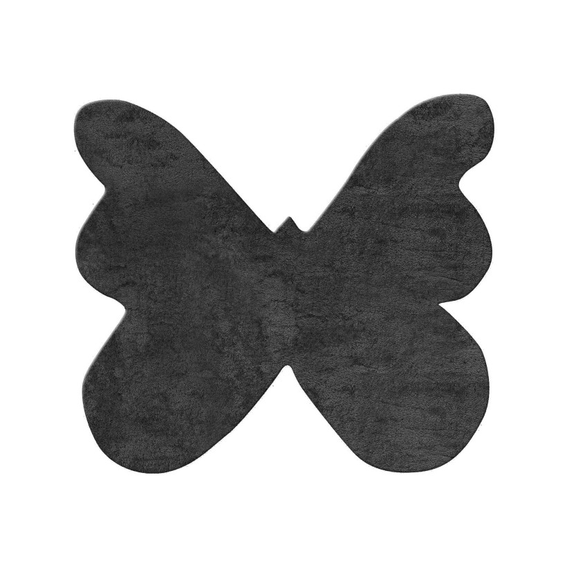 Παδικό Χαλί FEATHERY BLACK BUTTERFLY Μαύρο 160 x 160 εκ. MADI