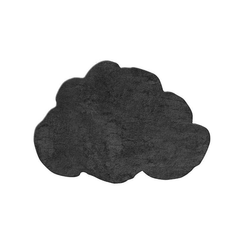 Παδικό Χαλί FEATHERY BLACK CLOUD Μαύρο 100 x 145 εκ. MADI