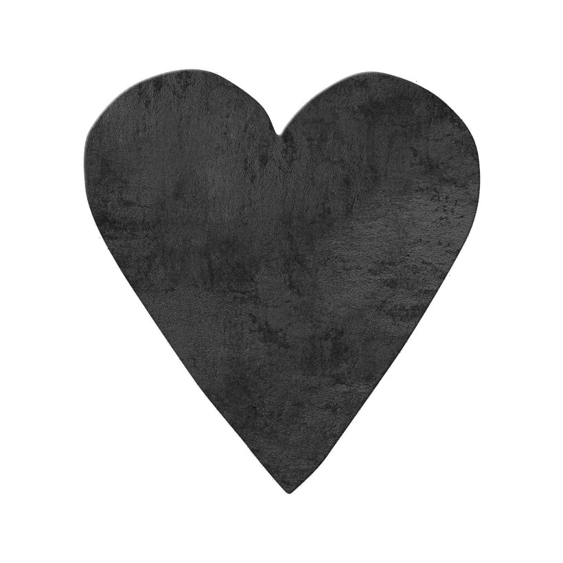 Παδικό Χαλί FEATHERY BLACK HEART Μαύρο 120 x 120 εκ. MADI